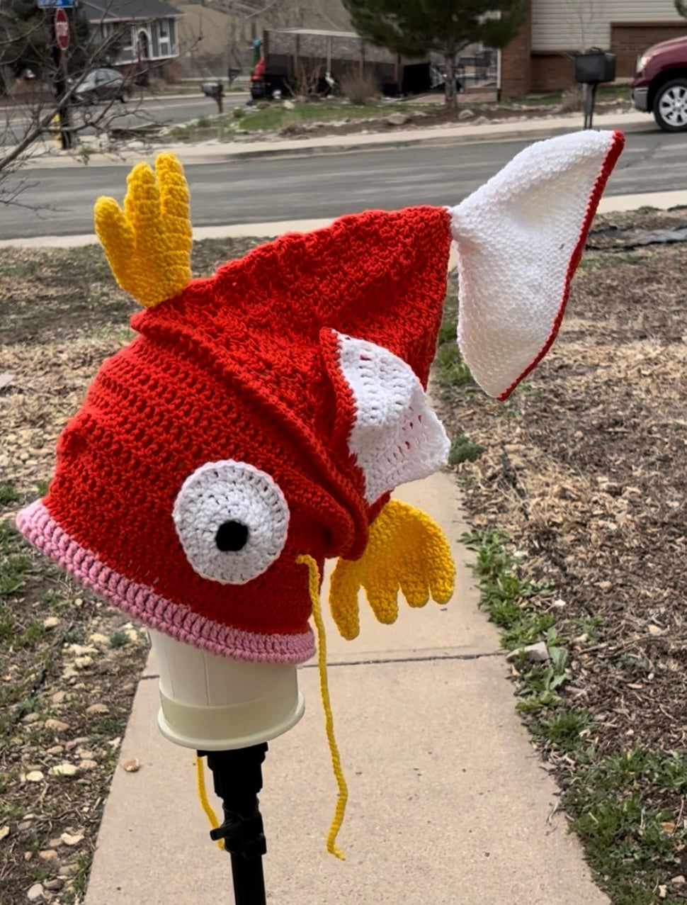 Gold fish hat