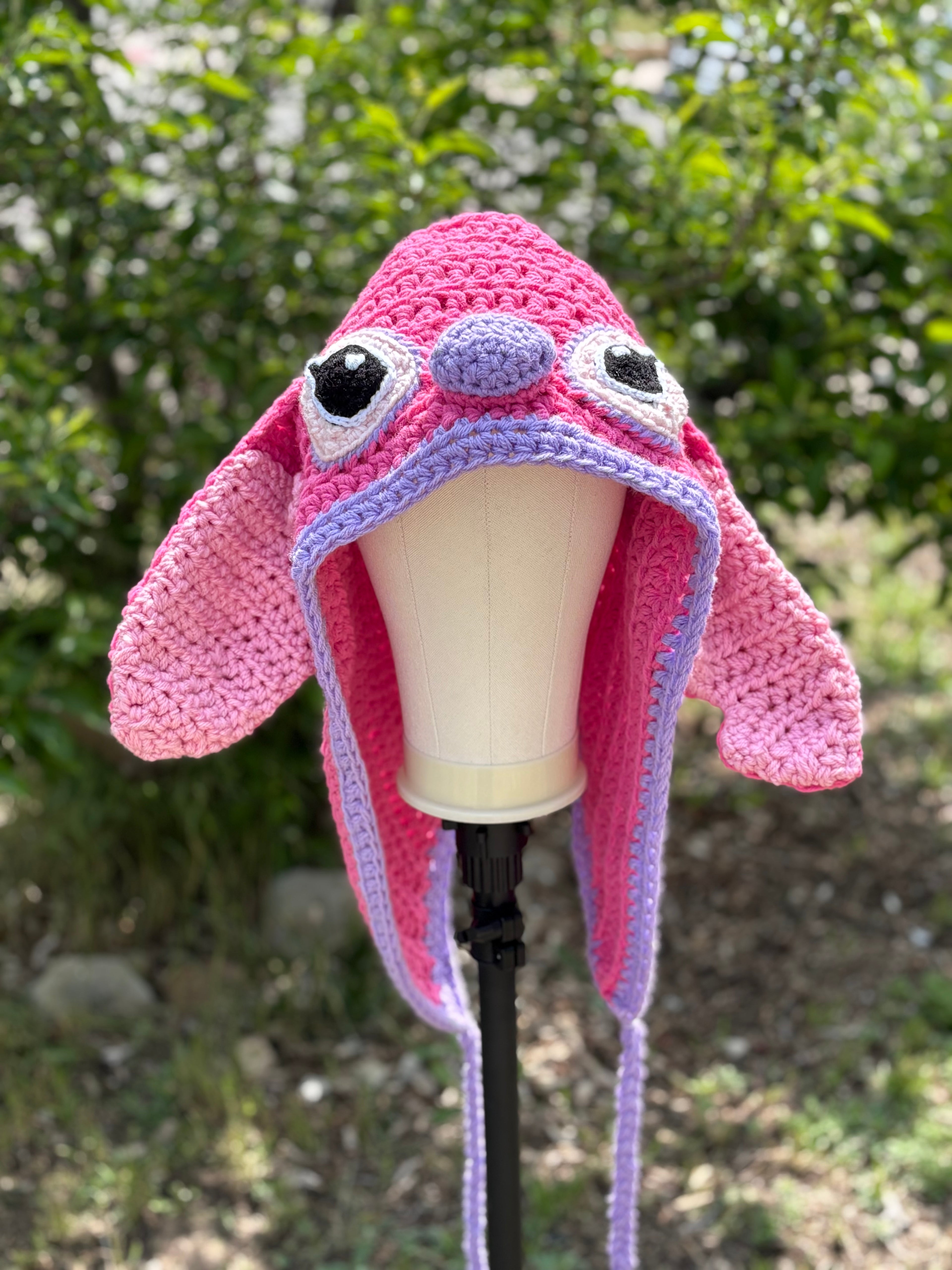 Pink alien hat