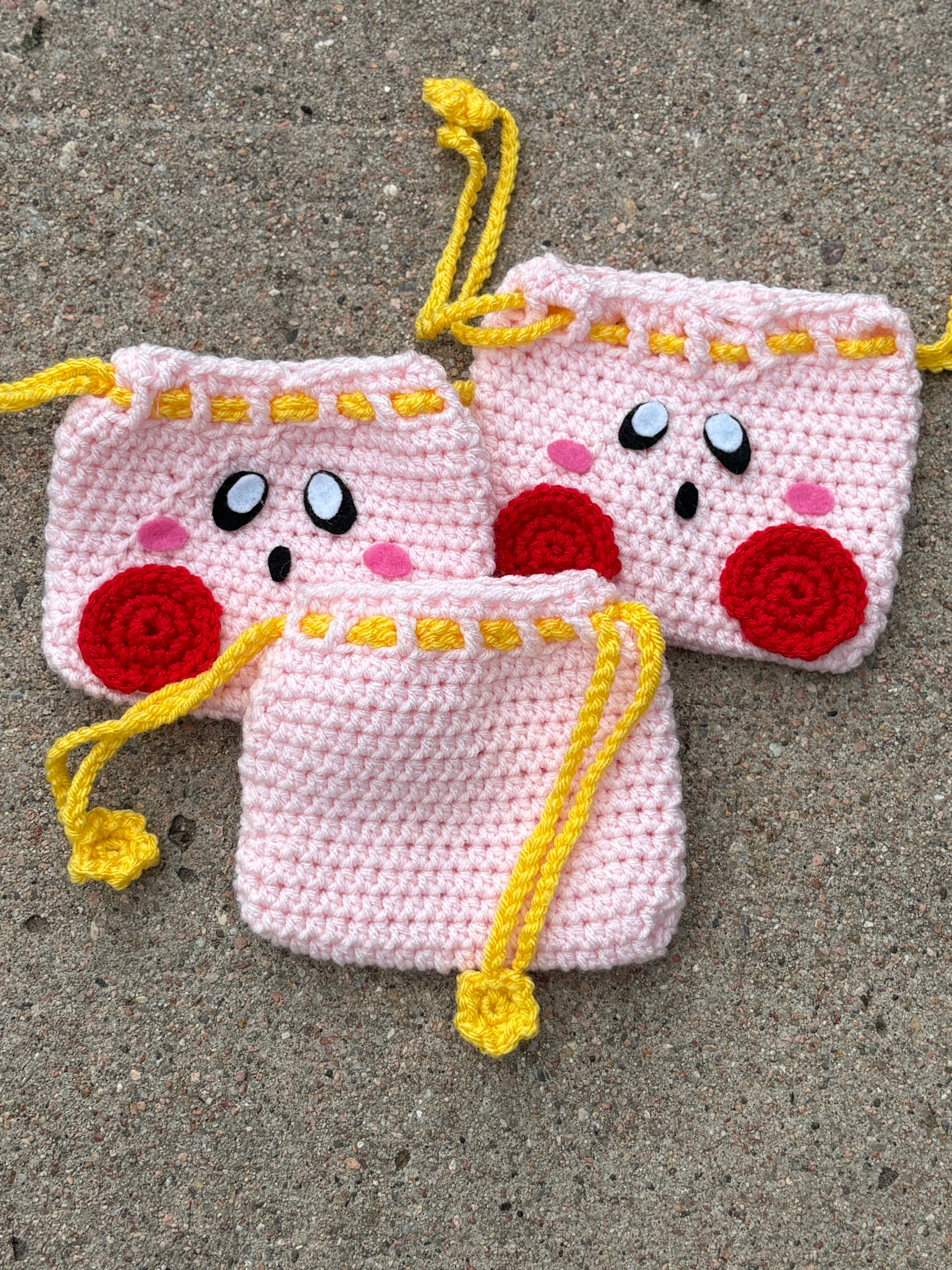 Pink guy bag